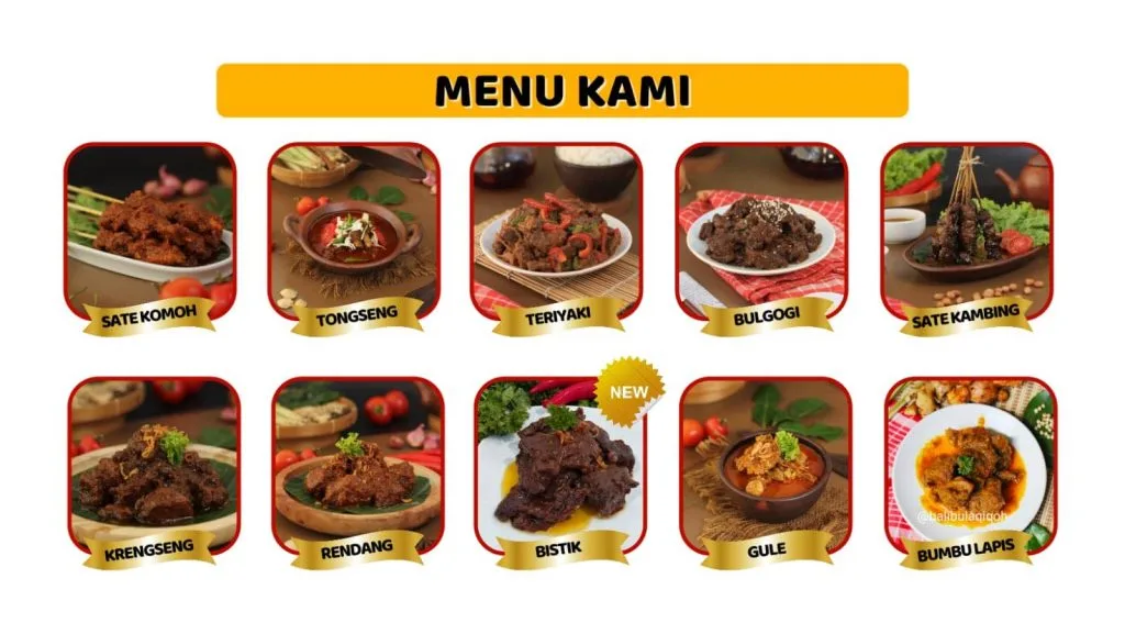 Menu iBalibul Catering